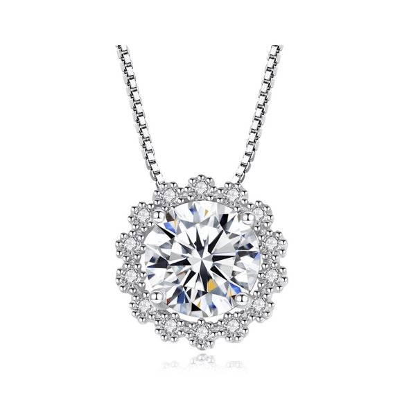 Jewelry - Certified 1ct. t.w. Brilliant Cut Diamond Necklace